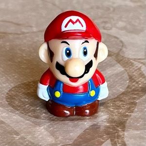 Vintage Rare 2000 Hudson Nintendo Mario Party Finger Puppets-Super Mario